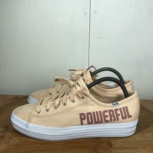 Keds Triple Decker Womens size 10 shoes Platform Orange Pink Canvas sneakers